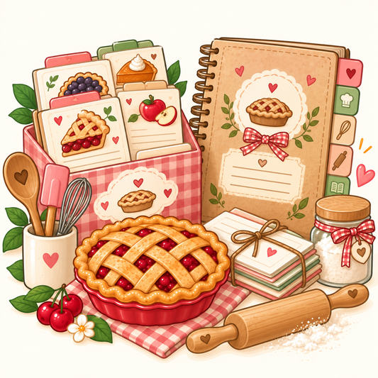 Pie Recipe Cards & Baking Journal