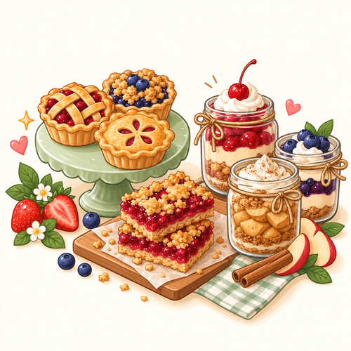 Mini Pies, Pie Bars & Pie Jars